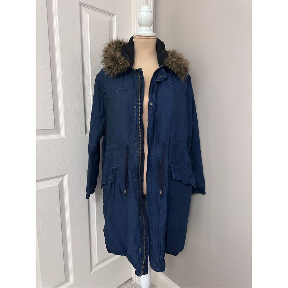 TopShop quilt lined parka